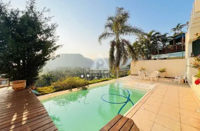Casa à venda em condomínio com 489m² próximo ao shopping espaço itanhangá com vista deslumbrante