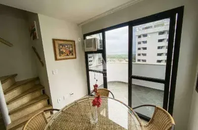 Apartamento duplex - condomínio barra balli vista mar, lagoa e montanhas