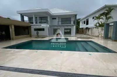 Sensacional casa para venda no condomínio mansões, na barra da tijuca com, 1.100,00m² - 4 suítes com closet