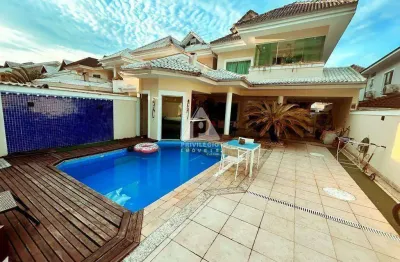 Casa em condomínio à venda, 5 quartos, 5 suítes, 3 vagas, barra da tijuca - rio de janeiro/rj