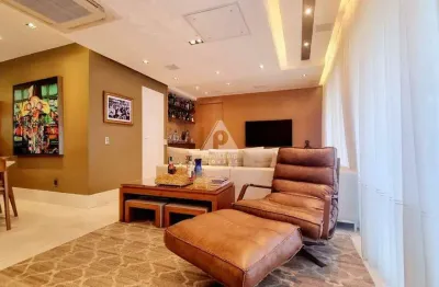 Apartamento de luxo com 3 suítes e varanda gourmet no condomínio scena laguna