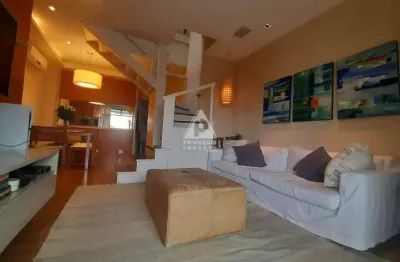 Barra da tijuca! cobertura duplex! sala, 3 quartos, 1 suite, 3 vagas, 249m²