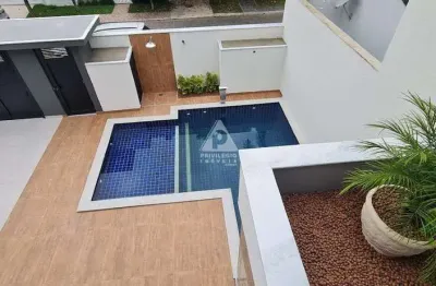 Excelente casa de luxo 3 amplas suítes condomínio bothanica nature - recreio dos bandeirantes