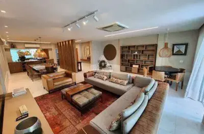 Apartamento à venda na av lucio costa com 4 suítes e infraestrutura completa