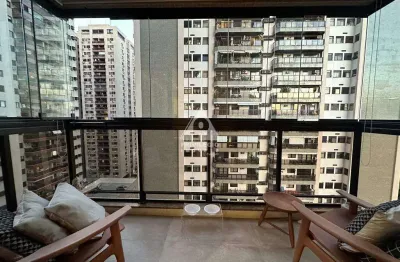 Apartamento 1 quarto, suíte, 2 varandas, 70 mts, andar alto, 1 vaga de garagem, na barra da tijuca.