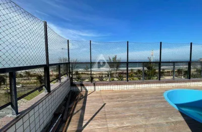 O paraíso particular que você sempre sonhou: cobertura duplex de frente para o mar no recreio