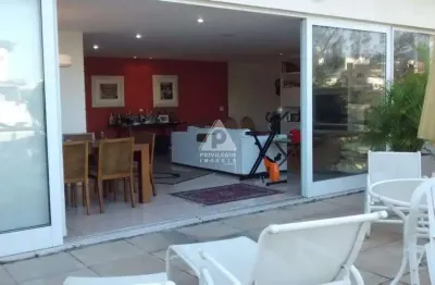 Maravilhosa cobertura linear, com 4 quartos (2 suítes, 1 suíte canadense, 1 quarto/escritório).