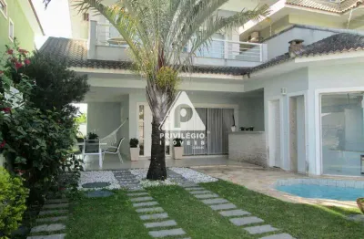 Casa em condomínio terra américas, 4 quartos, 4 suítes, vagas, recreio dos bandeirantes - rio de janeiro