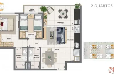 Apartamento à venda, 2 quartos, 1 suíte, 1 vaga, recreio dos bandeirantes - rio de janeiro/rj
