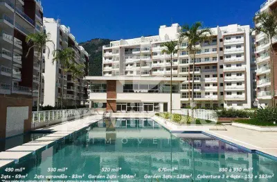 Apartamento à venda, 2 quartos, 1 suíte, 1 vaga, recreio dos bandeirantes - rio de janeiro/rj