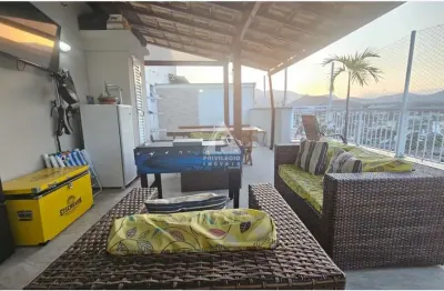 Cobertura duplex à venda, 3 quartos, 2 suítes, 2 vagas, taquara - rio de janeiro/rj