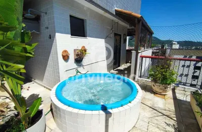 Cobertura duplex - 145m² -03 quartos - 01 suíte - piscina - 02 vagas - freguesia - jacarepaguá