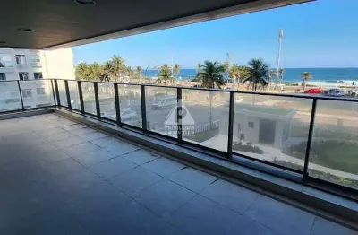 Apartamento de alto padrão - 4 suítes, frente mar na barra da tijuca na altura do posto 5