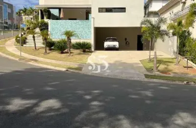 Casa de alto padrão para locação em condomínio no loteamento parque das sapucaias, campinas-sp: 4 suítes, 3 salas, 6 banheiros - 370m².