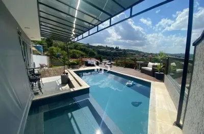 Casa em condomínio fechado com 2 quartos à venda na alameda carlos de carvalho vieira braga, s/n, chácaras alpina, valinhos, 200 m2 por r$ 1.390.000