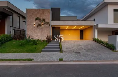 Casa de luxo em condomínio: 3 quartos, 3 suítes, área gourmet e piscina aquecida em campinas-sp.