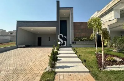 Linda casa térrea à venda no condomínio arborais, campinas