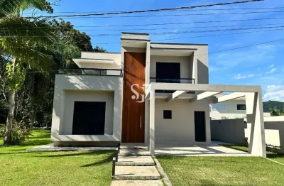 Casa alto padrão à venda em condomínio - lagoinha em ubatuba/sp