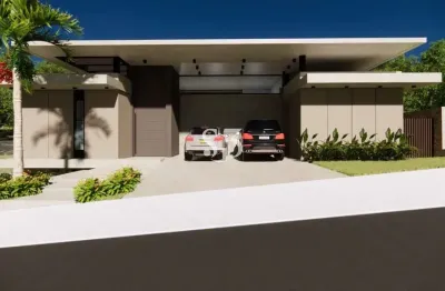 Casa térrea maravilhosa com vista permanente para a área preservada - swiss park campinas