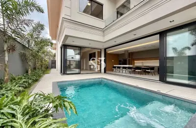 Mansão de luxo em condomínio arborais: 4 suítes, piscina e automação residencial em campinas-sp!