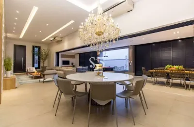 Luxo e sofisticação: casa em condomínio no swiss park campinas - 4 quartos, 3 suítes, 3 salas, 7 banheiros, 10 vagas - 723 m²