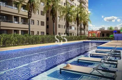 Apartamento à venda em campinas-sp, parque rural fazenda santa cândida: 2 quartos, 1 suíte, 1 sala, 2 banheiros, 1 vaga, 51m².