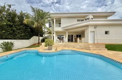 Casa de alto padrão em condomínio no loteamento alphaville campinas, 4 quartos, 2 suítes, 3 salas, 4 banheiros, 6 vagas, 400m².