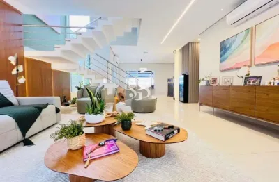 Casa de luxo no swiss park: 3 quartos, 3 suítes, 3 salas, 5 banheiros, 276m² - venda ou locação em campinas-sp