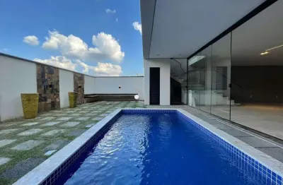 CASA TÉRREA DE ALTO PADRÃO NO SWISS PARK: Nova, Moderna e Integrada à Natureza! 3 Quartos, 3 Suítes, 3 Salas, 5 Banheiros, 4 Vagas.