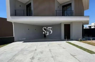 Casa em condomínio fechado com 4 quartos à venda na Estrada Municipal PLN-360, Parque Brasil 500, Paulínia, 178 m2 por R$ 1.800.000