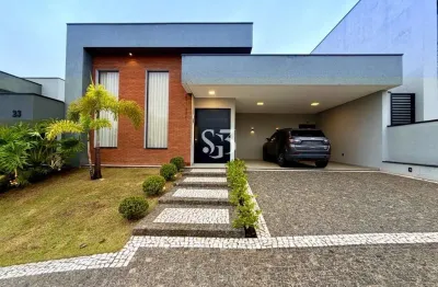 Casa de Alto Padrão em Condomínio de Valinhos-SP: 3 Quartos, 3 Suítes, 3 Salas, 5 Banheiros, 4 Vagas.