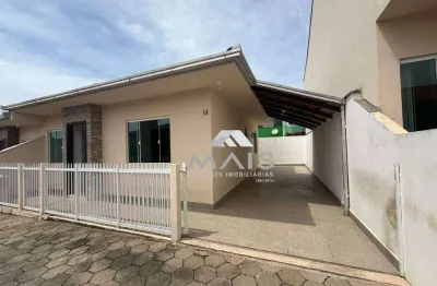 Casa com 2 dormitórios para alugar, 70 m² por r$ 2.450,00/mês - são cristóvão - barra velha/sc