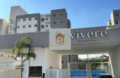 Apartamento para locação 2 dorms. no vívere residencial, indaiatuba-sp: conforto e sofisticação em 46,77m²!