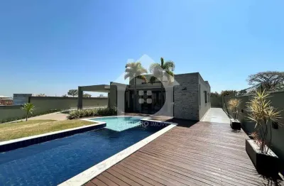 Casa térrea de alto padrão no terras de itaici com vista panorâmica