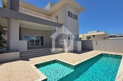 Condomínio terra magna – casa com 3 suítes, piscina e espaço gourmet