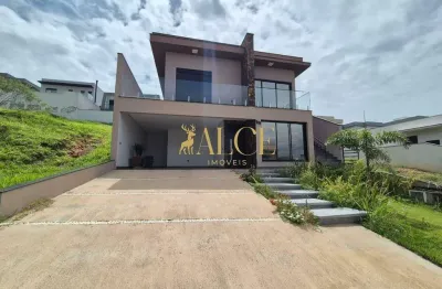 Casa de alto padrão para locação no Condomínio Terra Magna com 4 suítes – Indaiatuba/SP