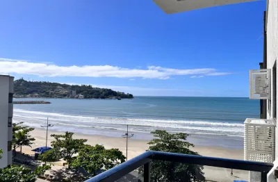 Apartamento frente mar no centro de itapema mobiliado com 2 dormitorios