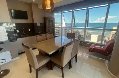 O maior 4 suites frente avenida na meia praia, 270 metros privativos finamente mobiliado