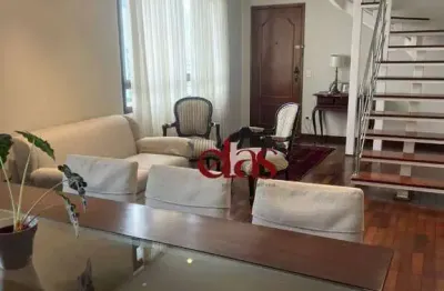 Cobertura com 3 dormitórios à venda, 200 m² por r$ 1.600.000,00 - boqueirão - santos/sp