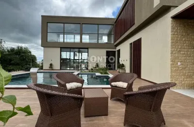Casa de alto padrão porteira fechada em condomínio – gravatá | 311,12m²