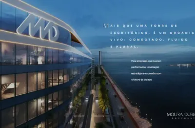 Sala comercial - projeto novo cais - md corporate - recife..