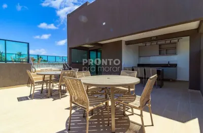 Excelente flat mobiliado localizado em porto de galinhas, com 24,57m² de área útil.