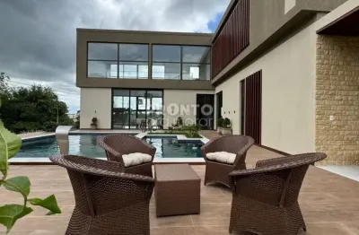 Casa de alto padrão porteira fechada em condomínio – gravatá | 311,12m²