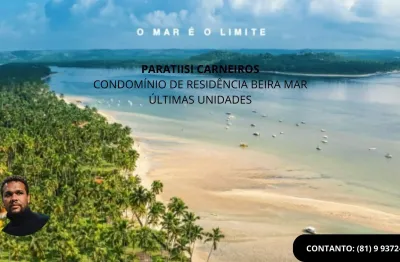 Casa beira mar de carneiros - 5 quartos - condomínio fechado - parattisi - cond. beira mar