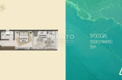 Flat com 1 quarto à venda na Avenida José Bezerra, 555, Praia Dos Carneiros, Tamandaré