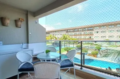 Excelente apartamento mobiliado localizado em muro alto com 72,97m².