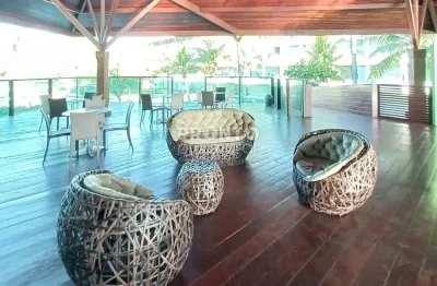 Excelente apartamento porteira fechada localizado em porto de galinhas com 52,00m².