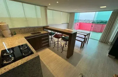 Cobertura a venda no fernão dias com 3 quartos e 150m, área gourmet e elevador