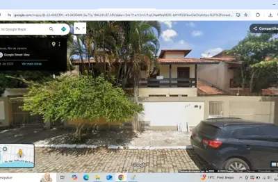 Casas para locação no mirante da lagoa em macaé/rj, 03 quartos com suítes, garagem e quintal.