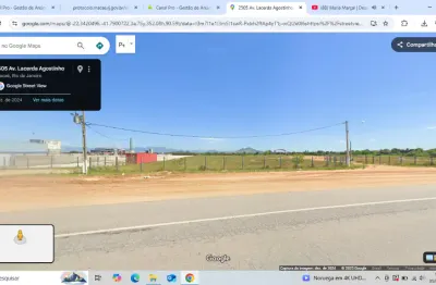 Área para locação na linha azul na virgem santa em macaé/rj, 10.000 m2, plana, asfalto na porta.